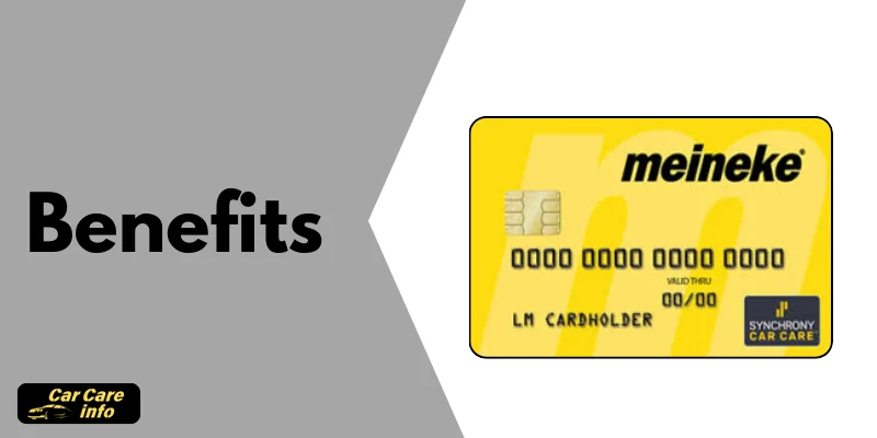 Benefits Of Meineke Credit Card Payment