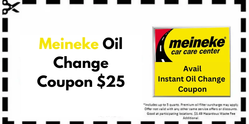 Meineke Oil Change $25 Coupon