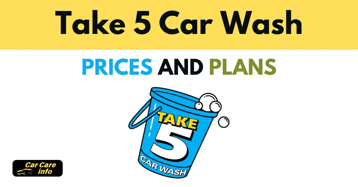 Take 5 Car Wash Prices 